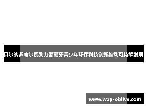 贝尔纳多席尔瓦助力葡萄牙青少年环保科技创新推动可持续发展