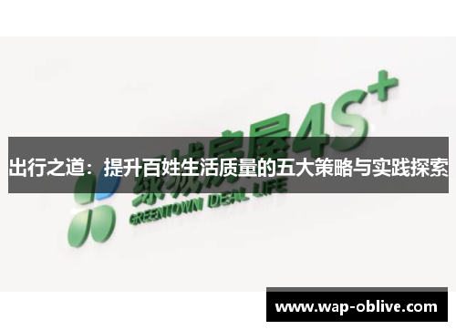 出行之道：提升百姓生活质量的五大策略与实践探索